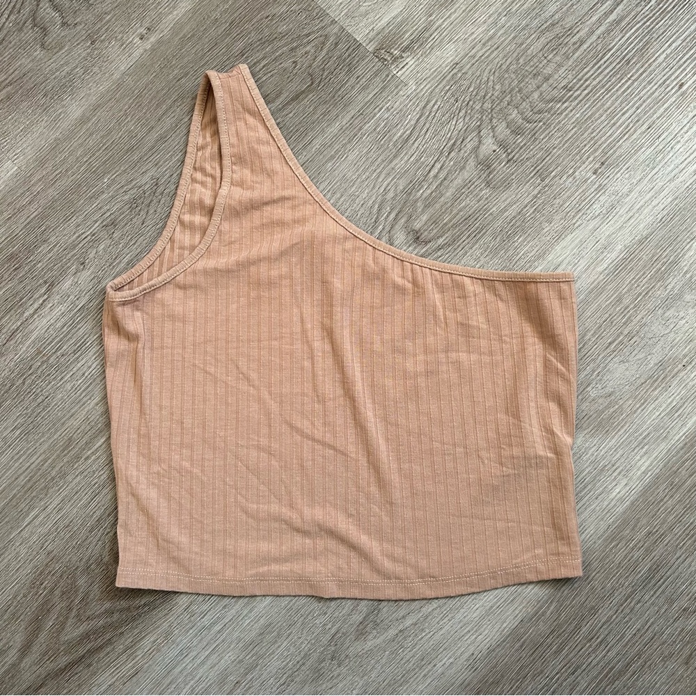 Garage One Shoulder Cropped Top